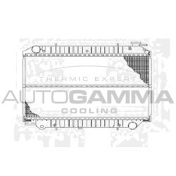 Chladič motora AUTOGAMMA 102204