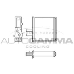 Výmenník tepla vnútorného kúrenia AUTOGAMMA 102428
