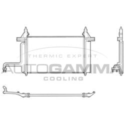 Kondenzátor klimatizácie AUTOGAMMA 103060