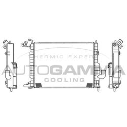Chladič motora AUTOGAMMA 103600