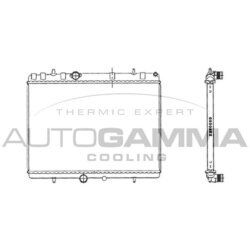 Chladič motora AUTOGAMMA 103639