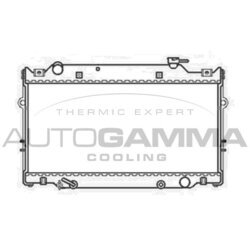 Chladič motora AUTOGAMMA 103843