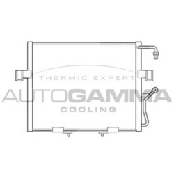 Kondenzátor klimatizácie AUTOGAMMA 104224