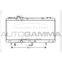 Chladič motora AUTOGAMMA 104742