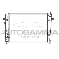 Chladič motora AUTOGAMMA 105409