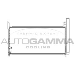 Kondenzátor klimatizácie AUTOGAMMA 105592