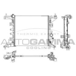 Chladič motora AUTOGAMMA 105623