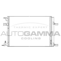 Kondenzátor klimatizácie AUTOGAMMA 105711