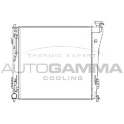 Chladič motora AUTOGAMMA 105838