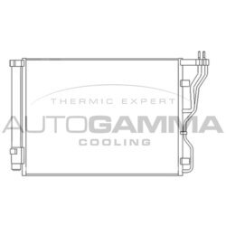 Kondenzátor klimatizácie AUTOGAMMA 105855
