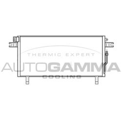 Kondenzátor klimatizácie AUTOGAMMA 107019