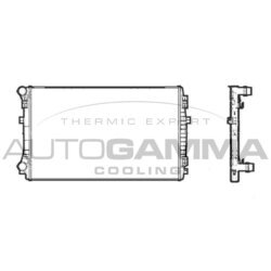Chladič motora AUTOGAMMA 107198