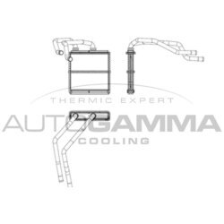 Výmenník tepla vnútorného kúrenia AUTOGAMMA 107516