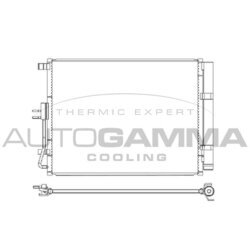 Kondenzátor klimatizácie AUTOGAMMA 107642