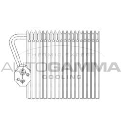 Výparník klimatizácie AUTOGAMMA 112060