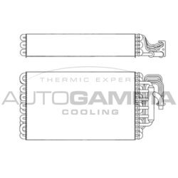 Výparník klimatizácie AUTOGAMMA 112077