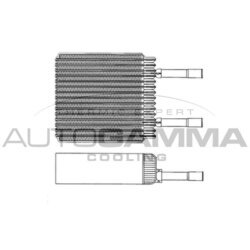Výparník klimatizácie AUTOGAMMA 112101