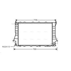 Chladič motora AVA QUALITY COOLING AI2083