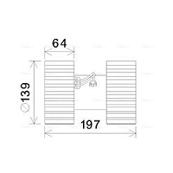 Vnútorný ventilátor AVA QUALITY COOLING BW8480