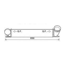 Chladič plniaceho vzduchu AVA QUALITY COOLING BWA4482