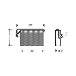 Výparník klimatizácie AVA QUALITY COOLING BWV024