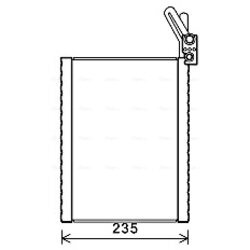 Výparník klimatizácie AVA QUALITY COOLING BWV476