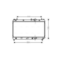 Chladič motora AVA QUALITY COOLING CR2031