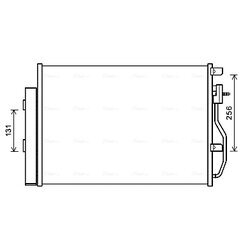 Kondenzátor klimatizácie AVA QUALITY COOLING CTA5048D