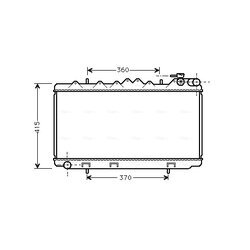 Chladič motora AVA QUALITY COOLING DN2092