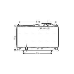 Chladič motora AVA QUALITY COOLING DW2054