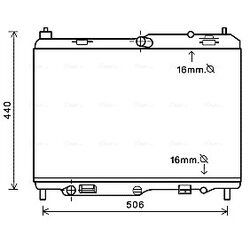 Chladič motora AVA QUALITY COOLING FD2441