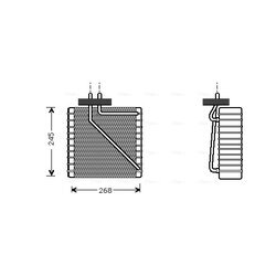 Výparník klimatizácie AVA QUALITY COOLING FDV270