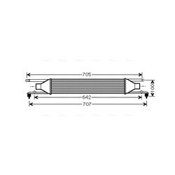 Chladič plniaceho vzduchu AVA QUALITY COOLING FT4320