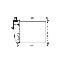 Chladič motora AVA QUALITY COOLING FTA2230