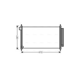 Kondenzátor klimatizácie AVA QUALITY COOLING HD5276D