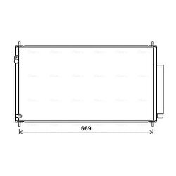 Kondenzátor klimatizácie AVA QUALITY COOLING HD5290D