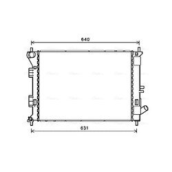 Chladič motora AVA QUALITY COOLING HY2335