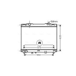 Chladič motora AVA QUALITY COOLING KA2127