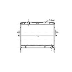 Chladič motora AVA QUALITY COOLING KA2128