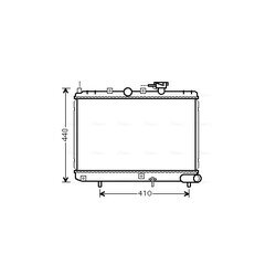 Chladič motora AVA QUALITY COOLING KAA2271