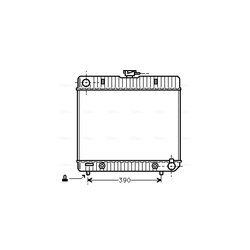 Chladič motora AVA QUALITY COOLING MS2063