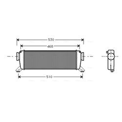 Chladič plniaceho vzduchu AVA QUALITY COOLING MSA4261