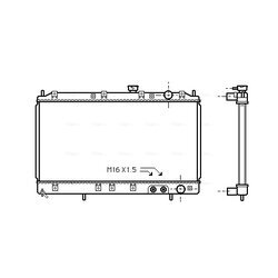 Chladič motora AVA QUALITY COOLING MT2117