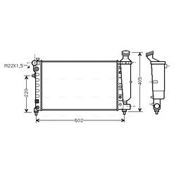 Chladič motora AVA QUALITY COOLING PEA2216