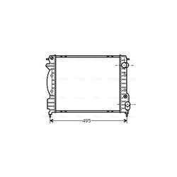 Chladič motora AVA QUALITY COOLING RT2130