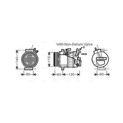 Kompresor klimatizácie AVA QUALITY COOLING RTK487