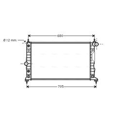 Chladič motora AVA QUALITY COOLING SB2037