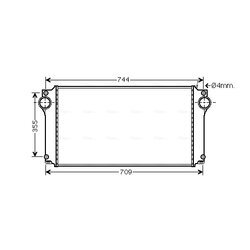 Chladič plniaceho vzduchu AVA QUALITY COOLING TOA4362