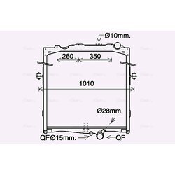 Chladič motora AVA QUALITY COOLING VL2084