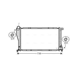 Chladič motora AVA QUALITY COOLING BW2234